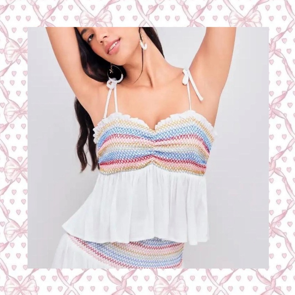Multicolor Striped Women's Top